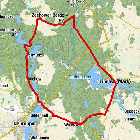 Stadtpfarrkirche - Lindow (Mark) - Klosterheide - Schönberg (Mark)