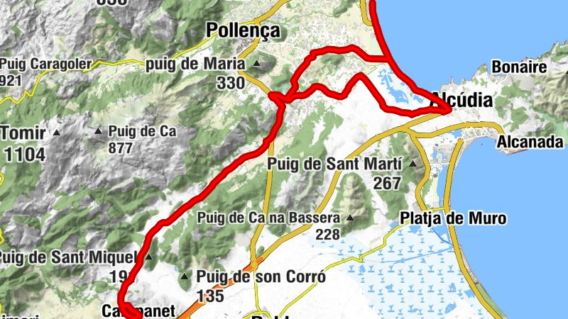 Campanet - Sant Miquel - Sa Marina - Alcúdia