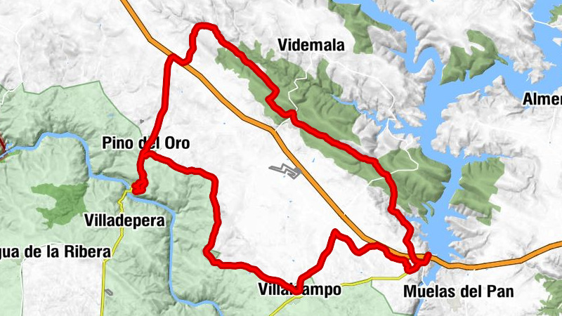 Ricobayo de Alba - Cerezal de Aliste - Bermillo de Alba - Pino del Oro