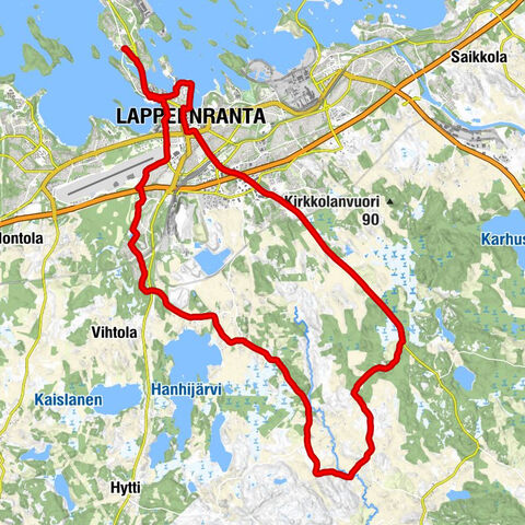 Kariniemi - Vanerinranta - Pallo - Lappeenranta