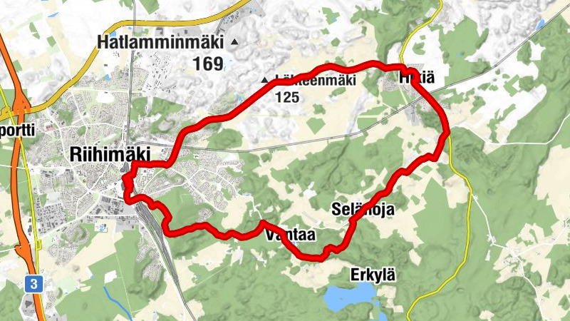 Riihimäki - Hikiä - Selänoja