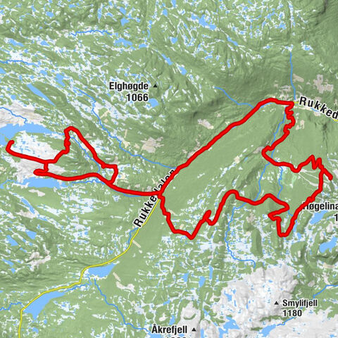 Eidal - Øvre Foss - Volelie - Fagerhøy Fjellstue