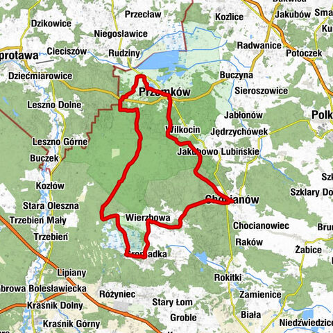 Przemków - Garbas - Kościół pw. Niepokalanego Poczęcia Najświętszej Maryi Panny - Piaszczysta Góra