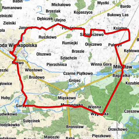 Środa Wielkopolska Wąskotorowa - Kościół pw. Najświętszego Serca Jezusa - Kolegiata pw. NMP Wniebowziętej - Kościół pw. św. Jakuba Większego Apostoła