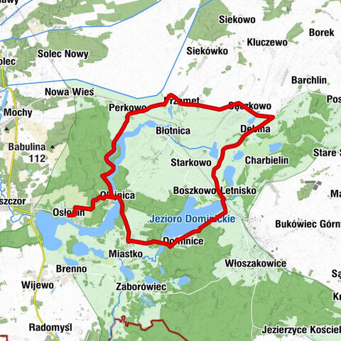 Osłonin - Olejnica - Perkowo - Zaborowo