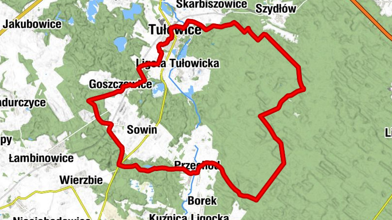 Tułowice - Kaplica Świętego Łazarza - Kościół parafialny pw. św. Jana Chrzciciela - Kościół parafialny pw. św. Rocha