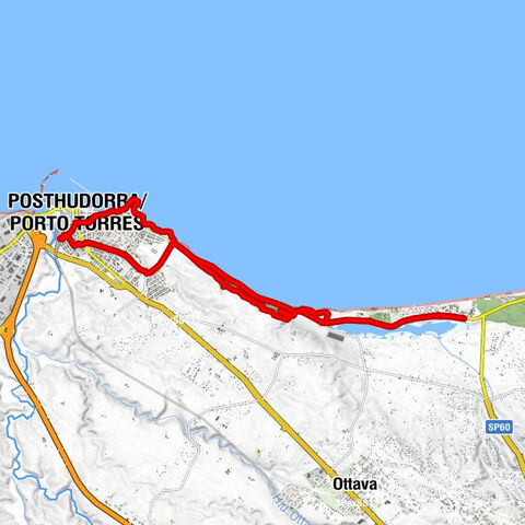Porto Torres - Posthudorra/Porto Torres - Chiesetta di Balai Lontano - San Gavino a Mare
