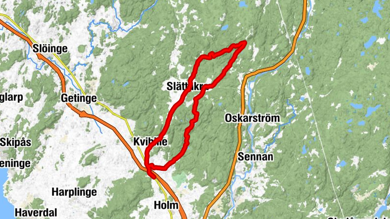 Halmstads kommun - Lyngen - Ry - Kubbebol