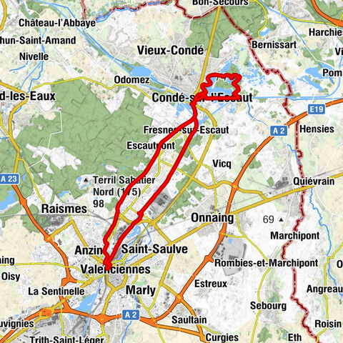 Valenciennes - Bruay-sur-l'Escaut - Église Sainte-Croix