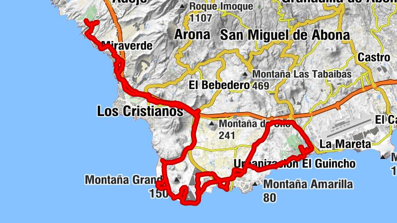 La Caleta - Ermita de la Encarnacion - Ghe Pel Ling Canarias - Los Cristianos