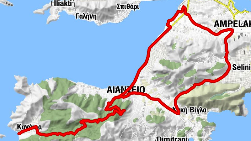 Μελτέμι - Αϊ Γιάννης ο Καλυβίτης - Αιάντειο - Αγία Ζώνη