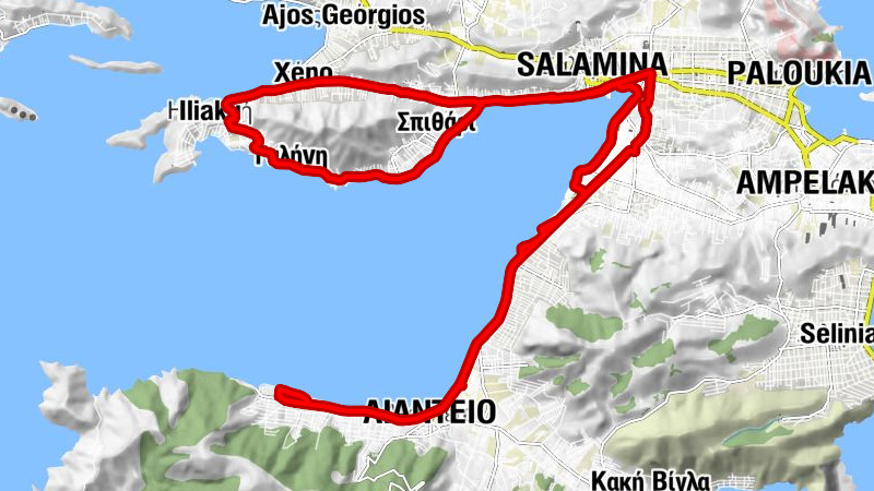 Αιάντειο - Σαλαμίνα - Άγιος Νικόλαος - Μπακοθανάσης