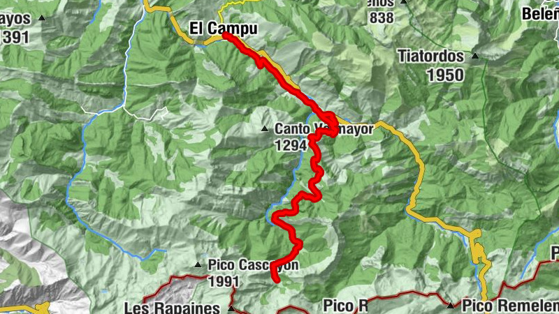 Arrobio - El Campu - Reciegos - Sotu