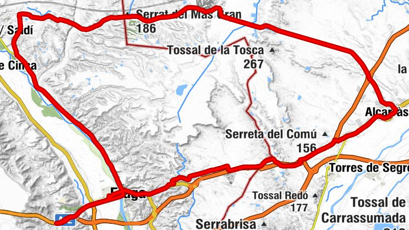 Fraga - Kilómetro 6,5 - Serrat del Mas Gran - Bar Restaurant La Cooperativa