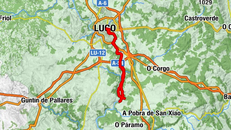 Lugo - Reque - Tolda de Castela