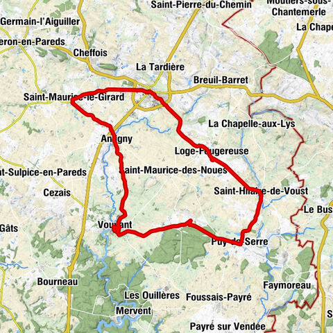 La Châtaigneraie - Le Lion d'Or - Grotte de Vouvant - Église Saint-Hilaire