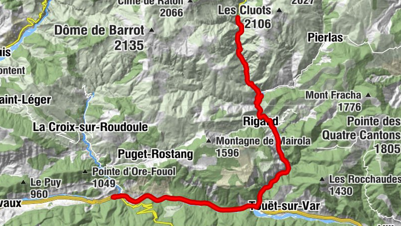 Puget-Théniers - Colletta - Planet