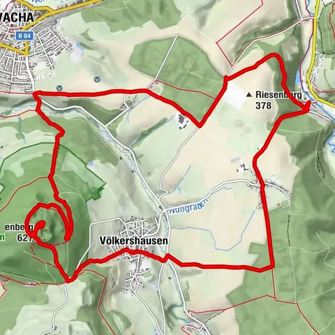 Rundwanderung Dietlas - Oechsenberg - Dietlas