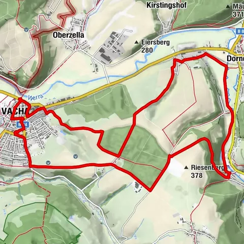 Rundwanderung Dietlas Vacha Dorndorf Dietlas