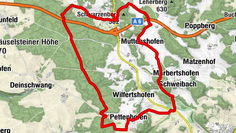 Nonnhof - Pettenhofen - Marienkapelle - Alfeld