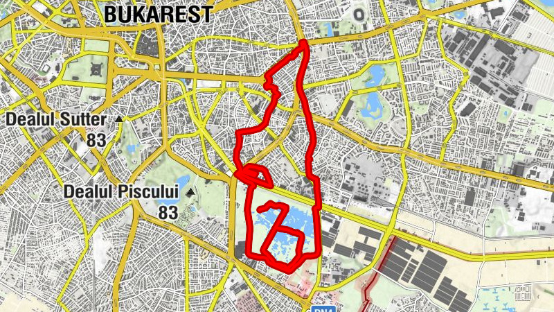 Piața Muncii - Biserica Ortodoxă "Sfânta Treime - Dudești" - Biserica Foișor - Biserica Romano-Catolică Sfânta Cruce