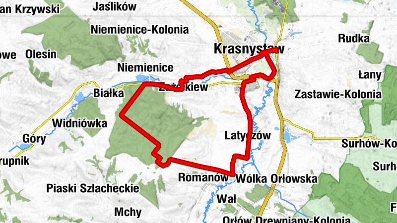 Kościół pw. Świętego Franciszka Ksawerego - Krakowskie Przedmieście - Kaplica w Dworzyskach - Krasnystaw