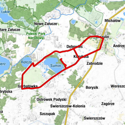 Sumin - Kozubata - Majątek - Dębowiec