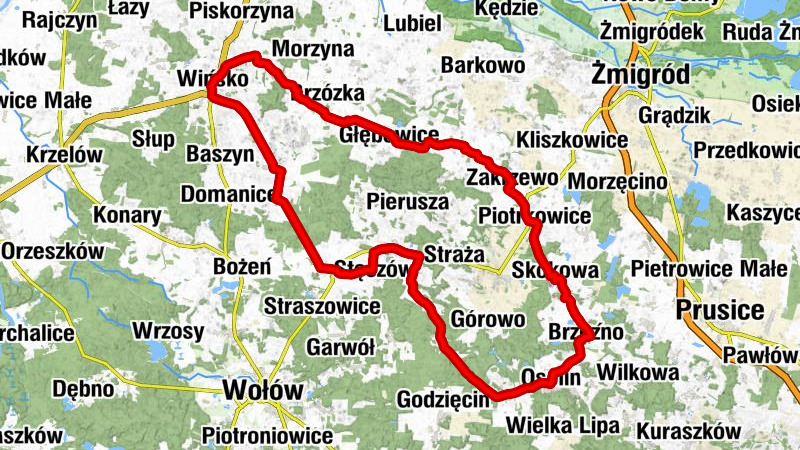 Skokowa - Kościół pw. Świętej Trójcy - Kościół pw. św. Teresy od Dzieciątka Jezus - Kościół pw. św. Wojciecha