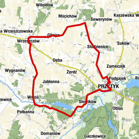 Przytyk - Słowików - Jagodno - Feliksów