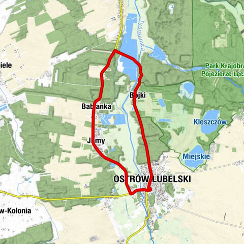 Dzielnica Lubelska - Ostrów Lubelski - Kaplica cmentarna - Śródmieście