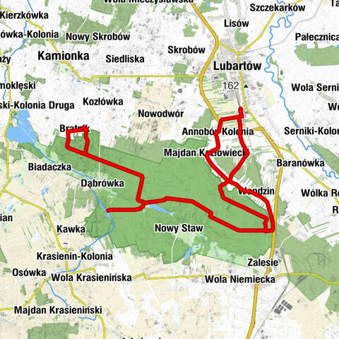 Lubartów - Annobór-Kolonia - Annobór