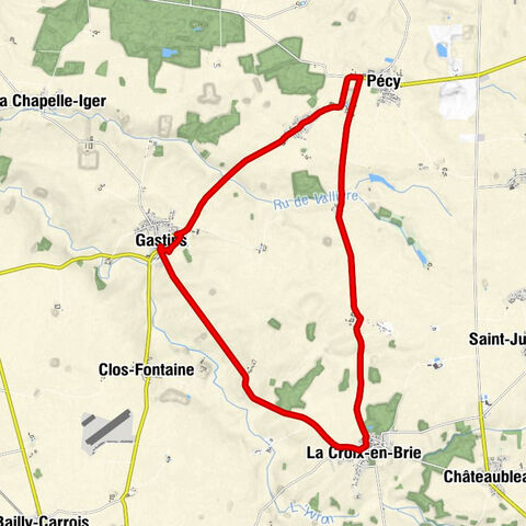 Gastins - Église Saint-Étienne - Mélenfroy - Pécy