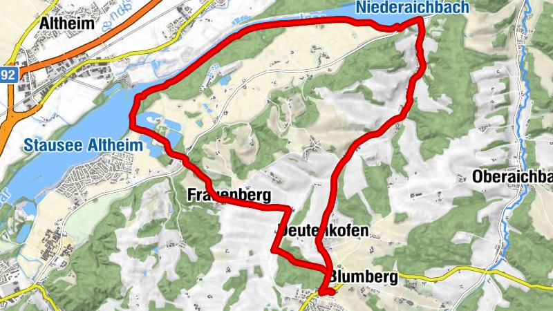 Adlkofen - Birnkofen - Frauenberg - Pauli Bekehrung