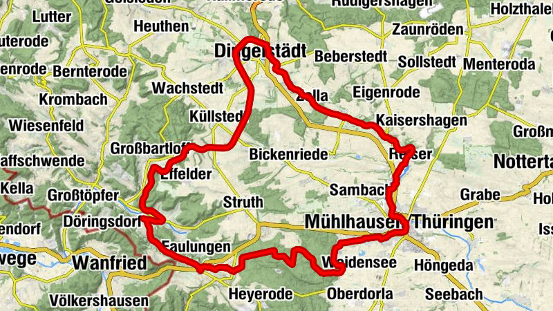 Katharinenberg - St. Georg - St. Nikolaus - Gaiberg
