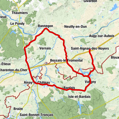 Saint-Aignan-des-Noyers - Église Sainte-Marie - Le Relais de la Forêt - Église Saint-Aignan
