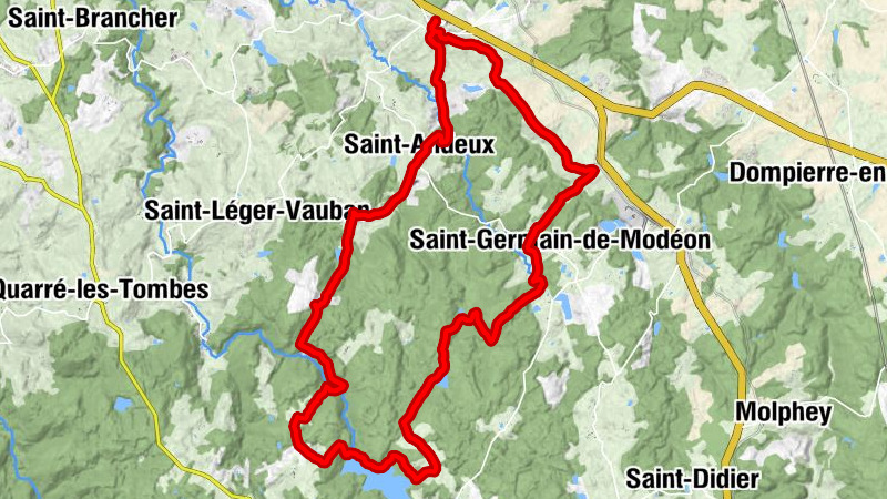 Église Saint-Didier - Chapelle Saint-Lazare - Église Saint-Germain - Rouvray