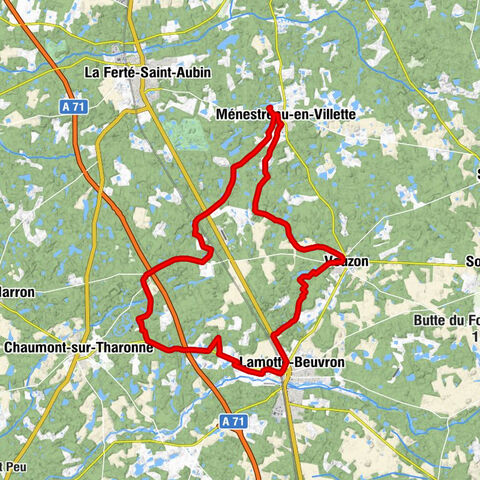 Ménestreau-en-Villette - Vouzon - Lamotte-Beuvron