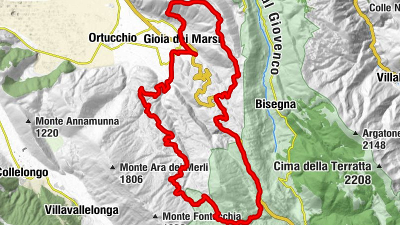 Lecce nei Marsi - Rifugio della Cicerana - Rifugio Passo del Diavolo - Gioia dei Marsi