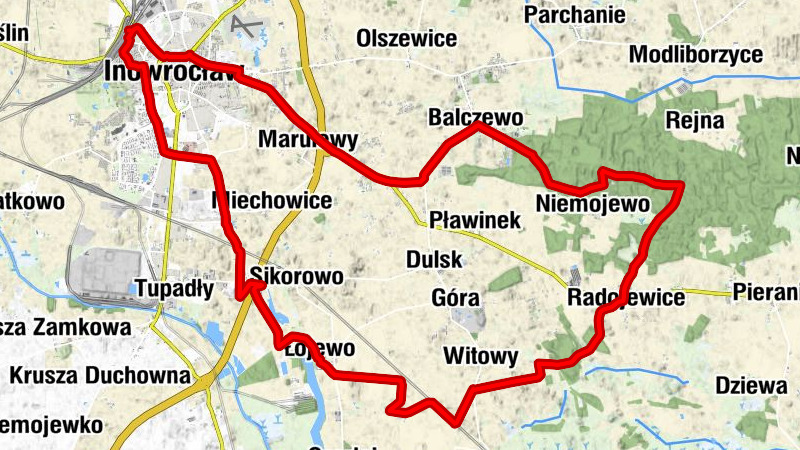 Inowrocław - Kościół pw. Świętej Barbary i Świętego Maurycego - Kościół pw. Św. Antoniego Padewskiego - Kościół pw. Imienia Najświętszej Maryi Panny