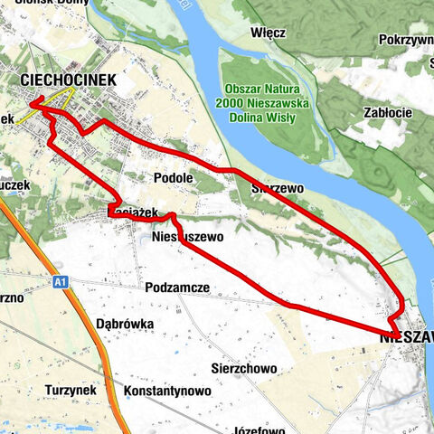 Ciechocinek - Siarzewo - Nieszawa - Kościół pw. Wszystkich Świętych i św. Hieronima