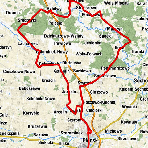 Płońsk - Szymaki - Smardzewo
