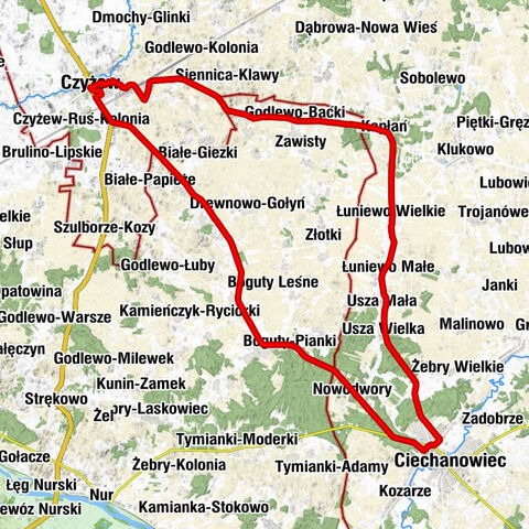 Kościół pw. Najświętszej Maryi Panny z Fatimy - Czyżew - Kościół pw. Wszystkich Świętych z Bogut-Pianek - Ciechanowiec