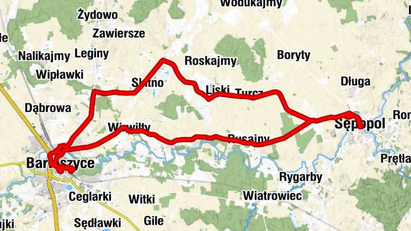 Bartoszyce - Wiatrak - Sępopol - Kościół pw. Świętego Michała Archanioła