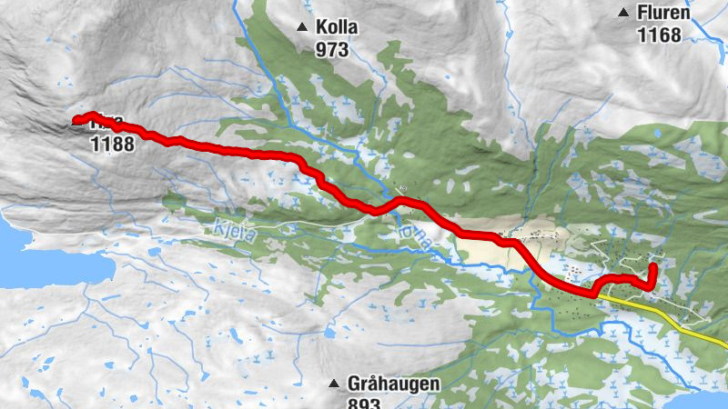 Ustigarden hytteområde - Utesto og Gjelhaugen hytteområde - Ustigarden Sør hytteområde - Høa
