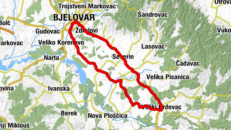 Bjelovar - Crkva sv. Josipa Radnika - Crkva Uznesenja Blažene Djevice Marije Nova Rača - crkva svete Marije Magdalene