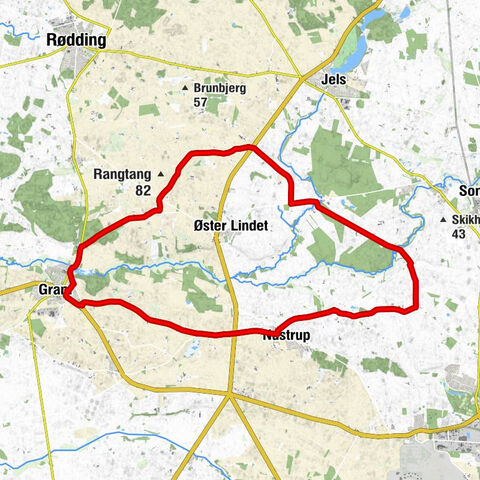 Gram - Nustrup - Lille Nustrup - Bæk