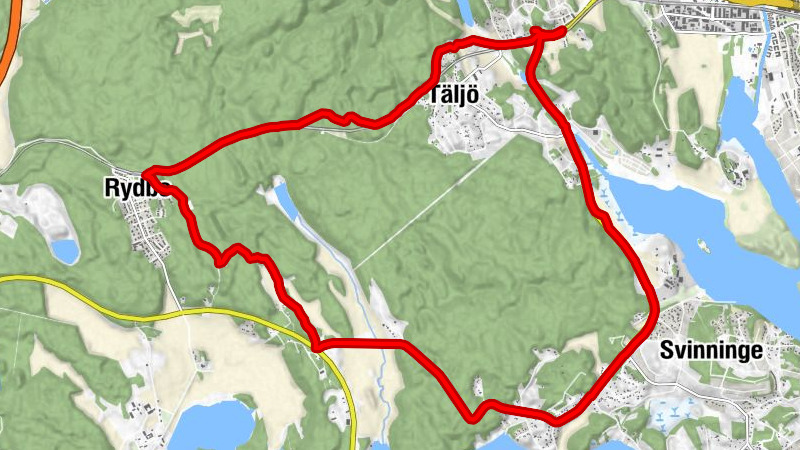 Åkersberga - Glimshaga - Mossen - Hemmet