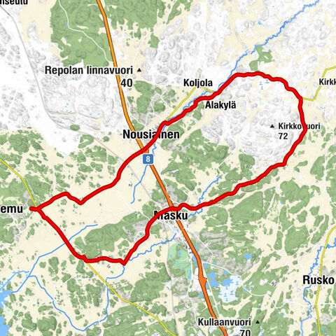 Järäinen - Nummi - Nousiainen - Masku