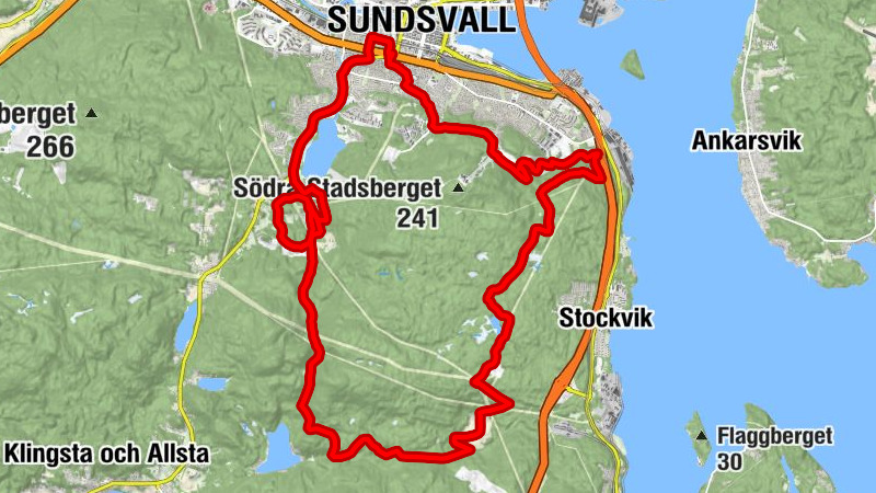 Sundsvall - Västermalm - Vaple - Sundsvall Västra