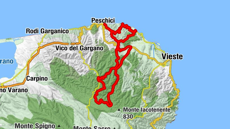 Peschici - Chiesa Madonna di Loreto - Angolo del Break - Trattoria Foresta Umbra